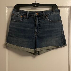 Women's Madewell High Rise Denim Shorts, 3" Inseam, size 29